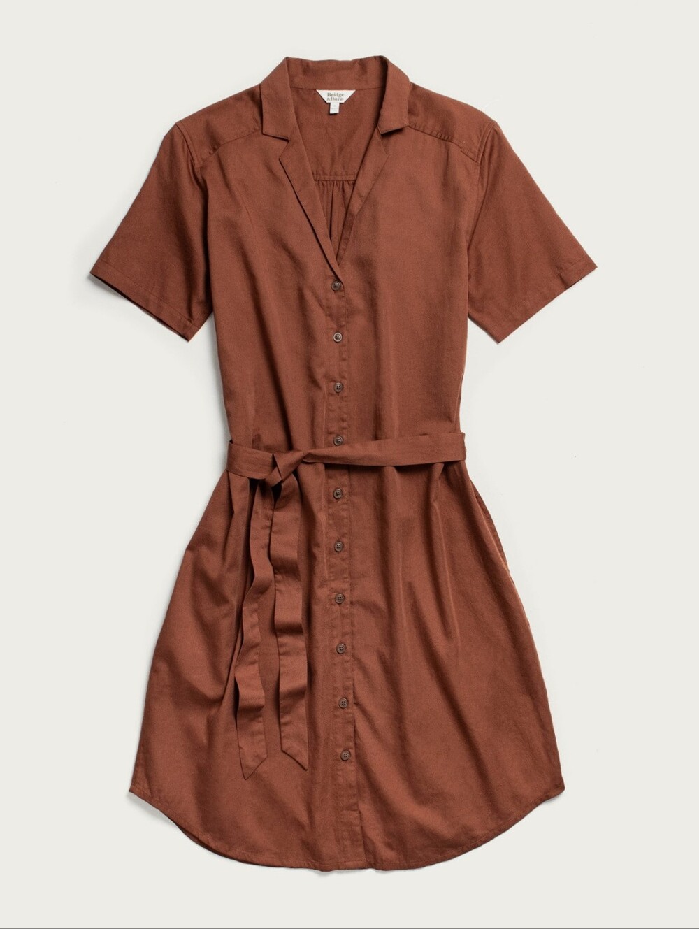 Bridge & Burn 🩶 The Sofia Shirt Dress 🩶 Medium in Copper